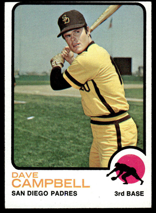 1973 Topps Baseball #488 - Dave Campbell - EX