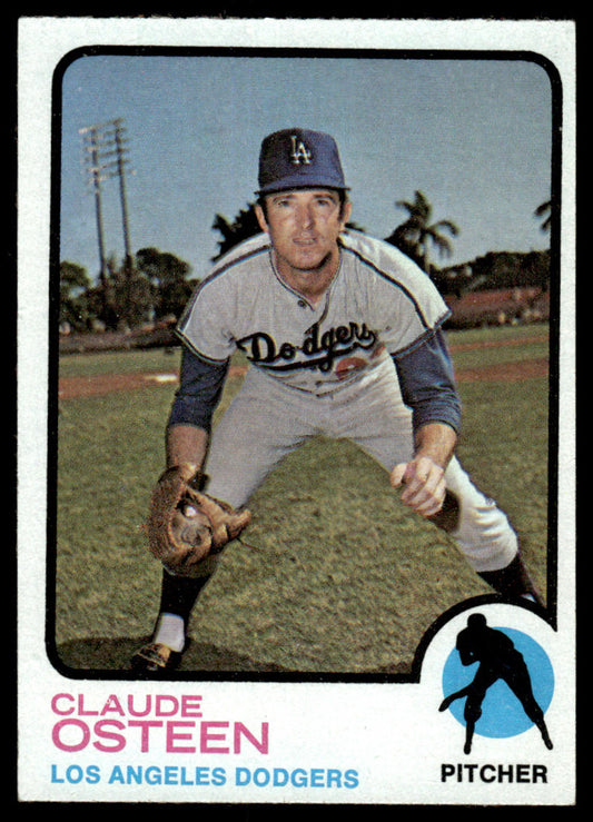1973 Topps Baseball #490 - Claude Osteen - NM