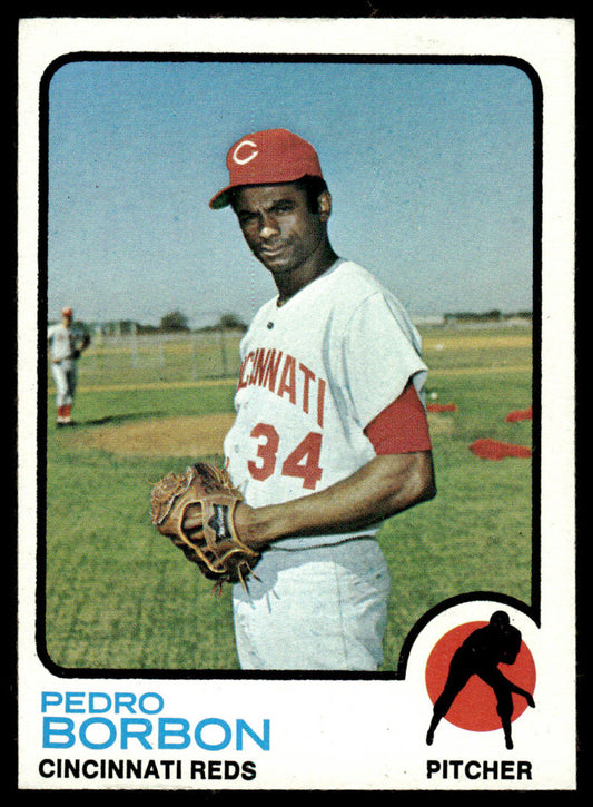 1973 Topps Baseball #492 - Pedro Borbon - EXMT