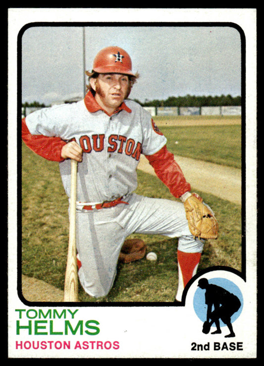 1973 Topps Baseball #495 - Tommy Helms - NM