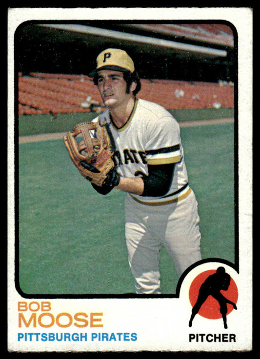 1973 Topps Baseball #499 - Bob Moose - EX