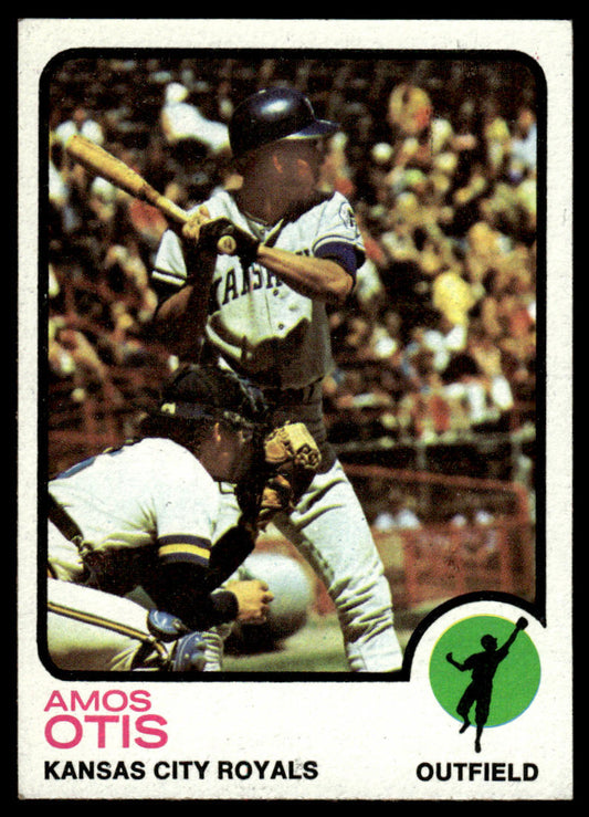 1973 Topps Baseball #510 - Amos Otis - EXMT