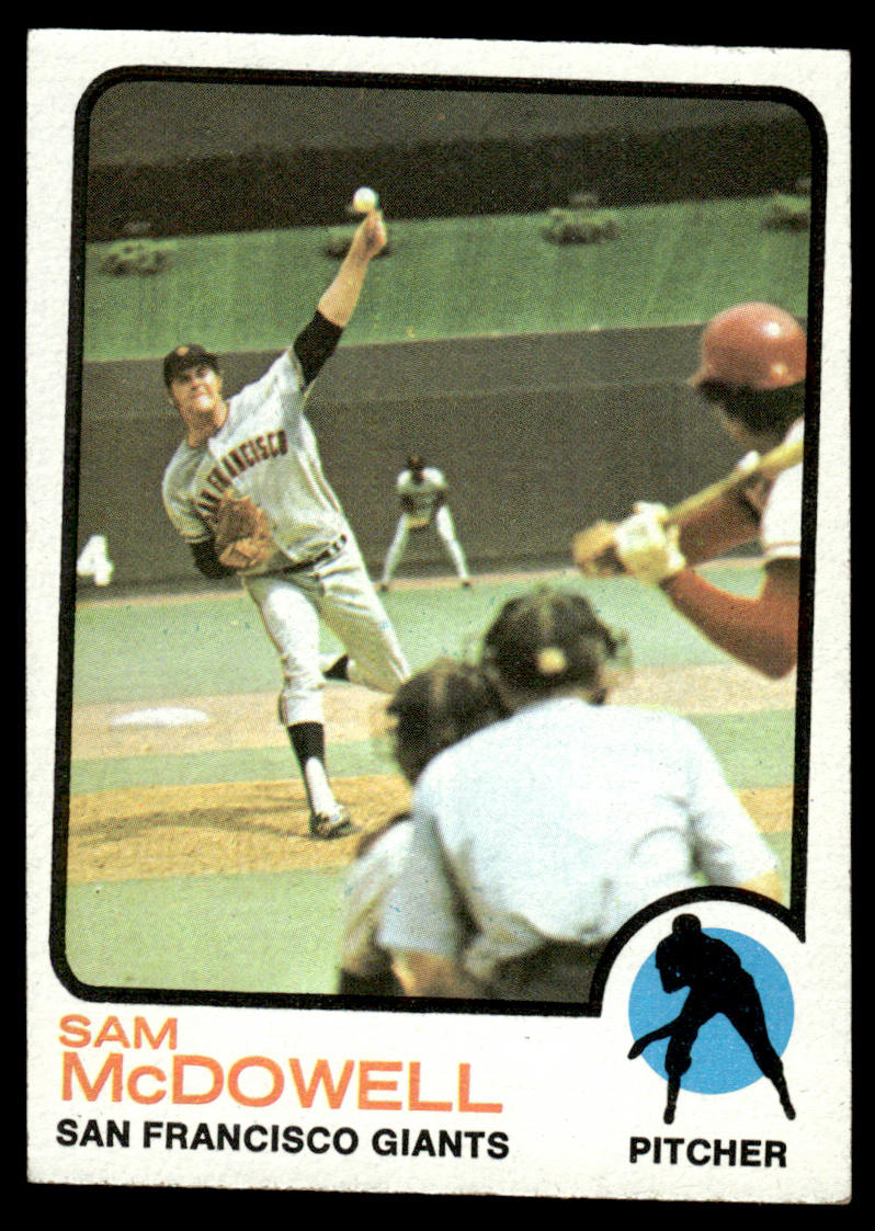 1973 Topps Baseball #511 - Sam McDowell - EX