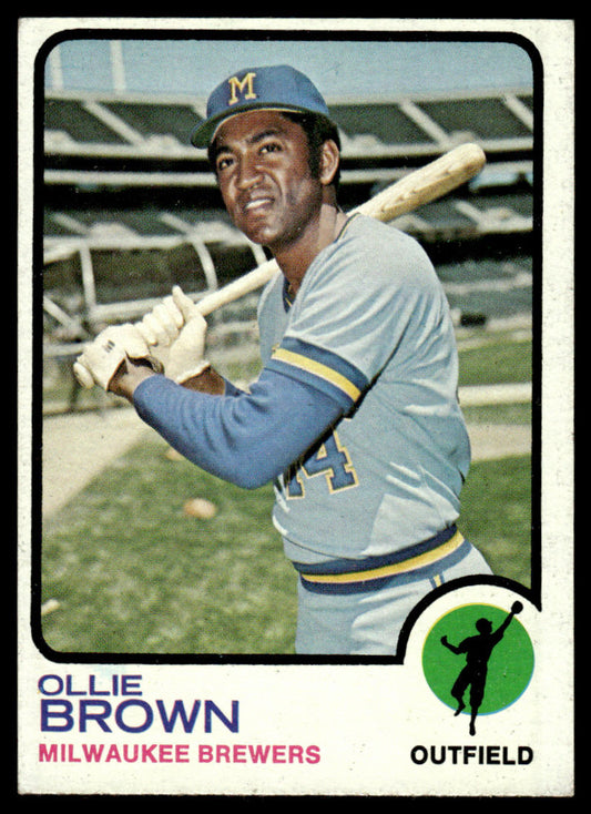 1973 Topps Baseball #526 - Ollie Brown - EXMT