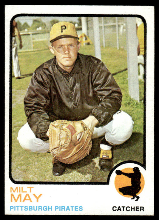 1973 Topps Baseball #529 - Milt May - EXMT