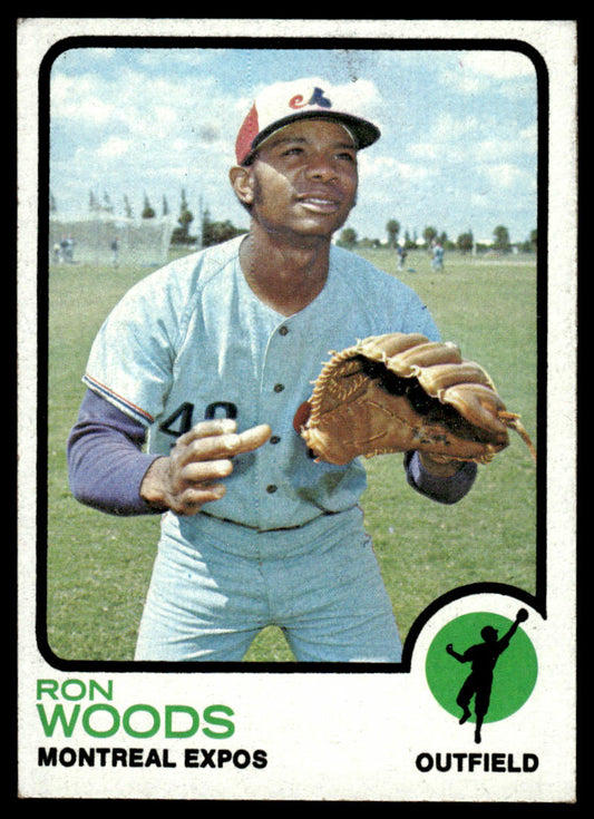 1973 Topps Baseball #531 - Ron Woods - EX