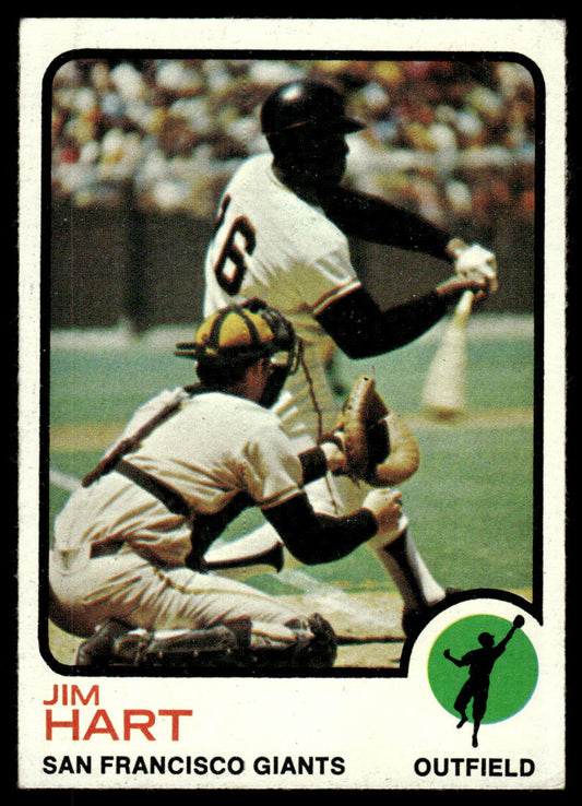 1973 Topps Baseball #538 - Jim Hart - EXMT
