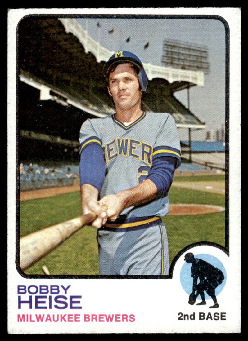 1973 Topps Baseball #547 - Bobby Heise - EX