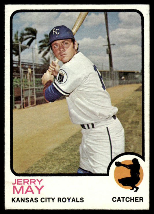 1973 Topps Baseball #558 - Jerry May - EXMT
