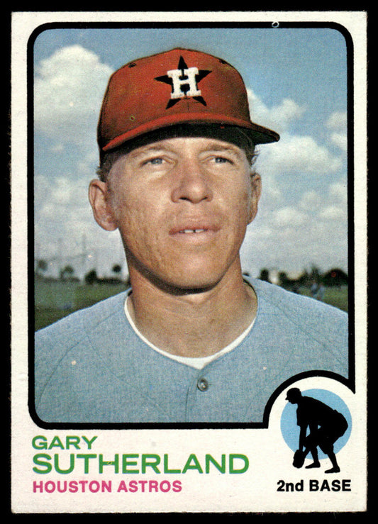 1973 Topps Baseball #572 - Gary Sutherland - EXMT
