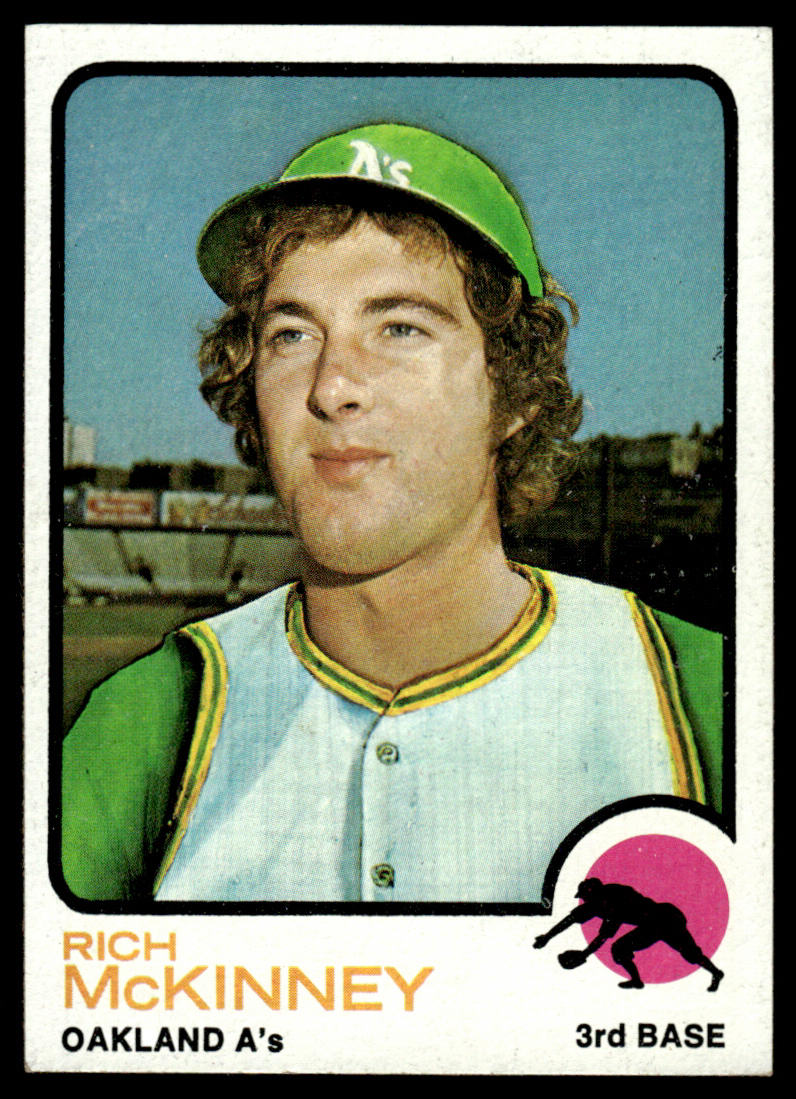 1973 Topps Baseball #587 - Rich McKinney - NM