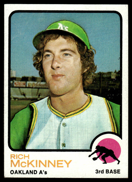 1973 Topps Baseball #587 - Rich McKinney - NM