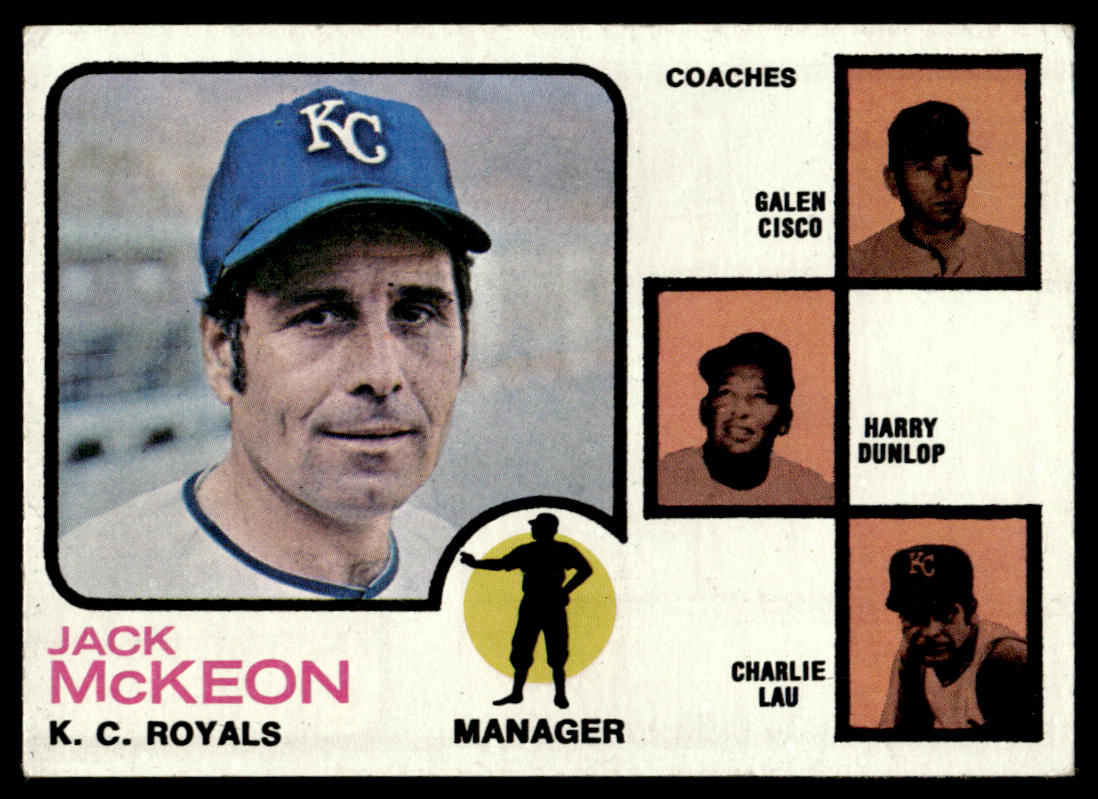 1973 Topps Baseball #593 - Royals Field Leaders - EX