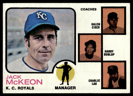 1973 Topps Baseball #593 - Royals Field Leaders - EX