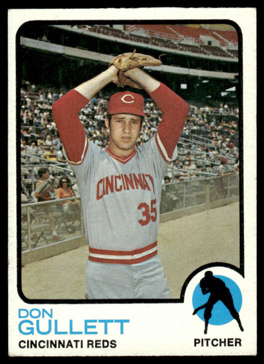 1973 Topps Baseball #595 - Don Gullett - EX
