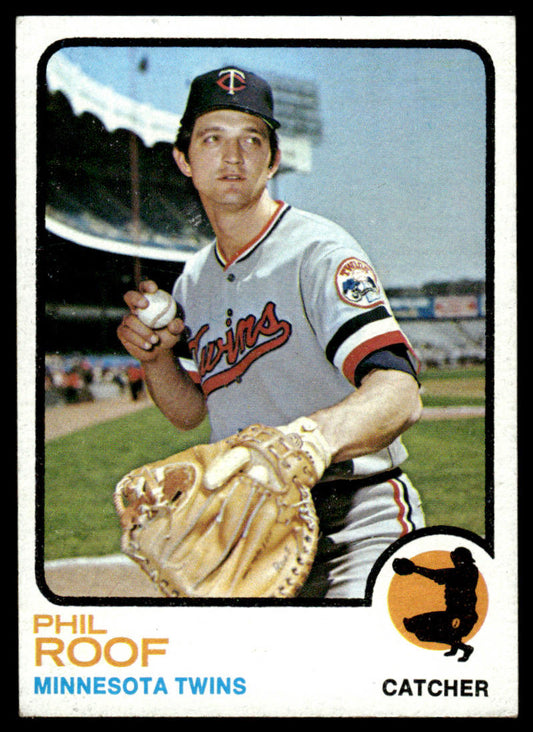 1973 Topps Baseball #598 - Phil Roof - EXMT