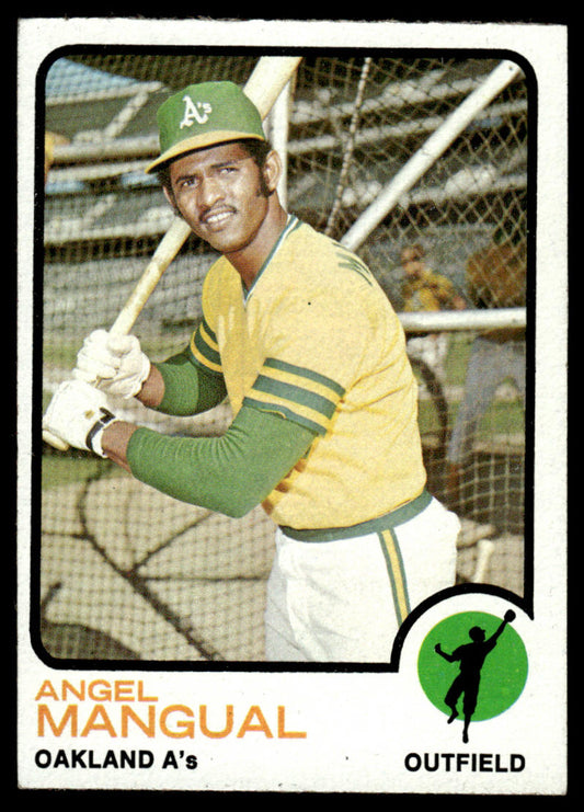 1973 Topps Baseball #625 - Angel Mangual - EXMT