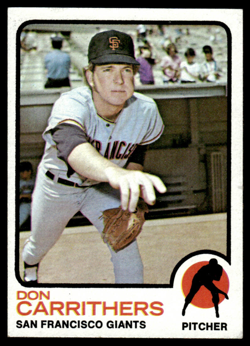 1973 Topps Baseball #651 - Don Carrithers - EXMT