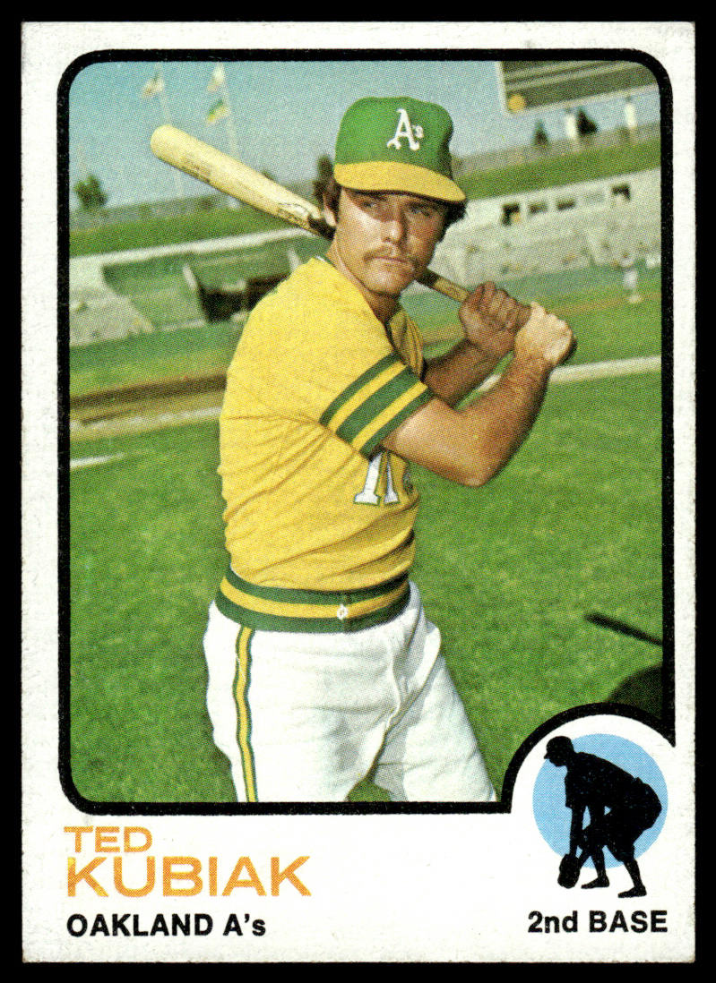 1973 Topps Baseball #652 - Ted Kubiak - EXMT