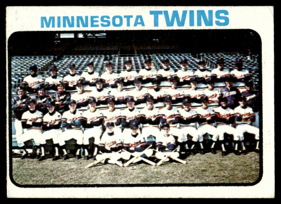 1973 Topps Baseball #654 - Minnesota Twins - EX