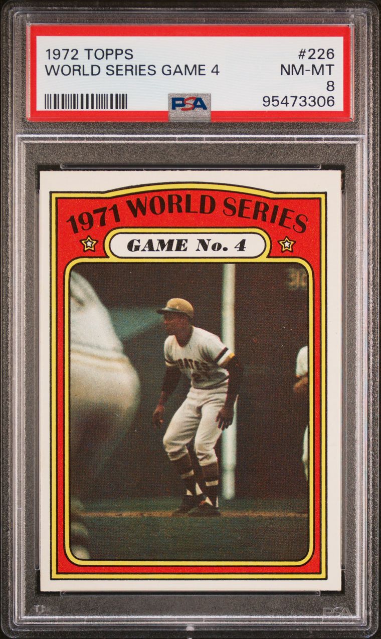 1972 Topps Baseball #226 - 1971 World Series Game 4 - PSA 8 - NMMT