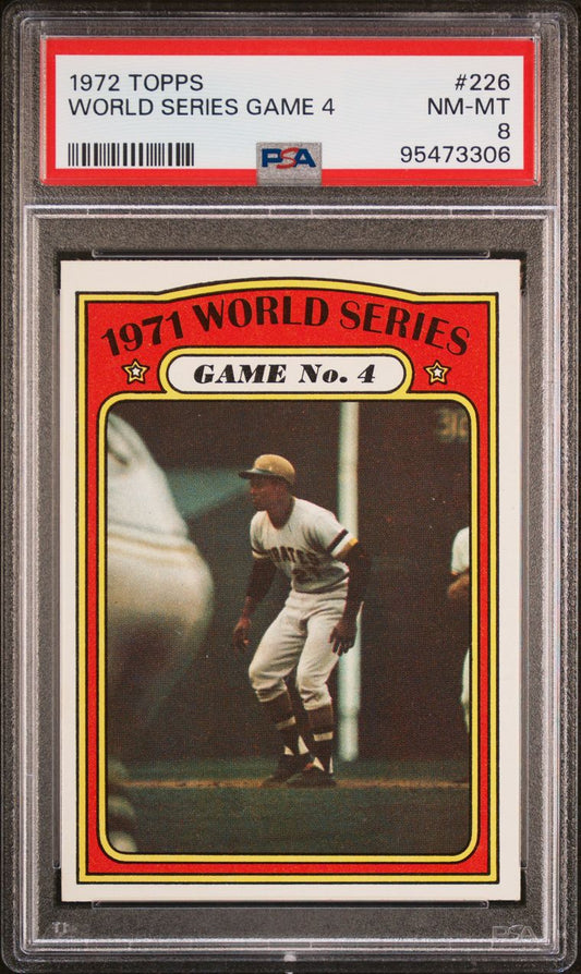 1972 Topps Baseball #226 - 1971 World Series Game 4 - PSA 8 - NMMT