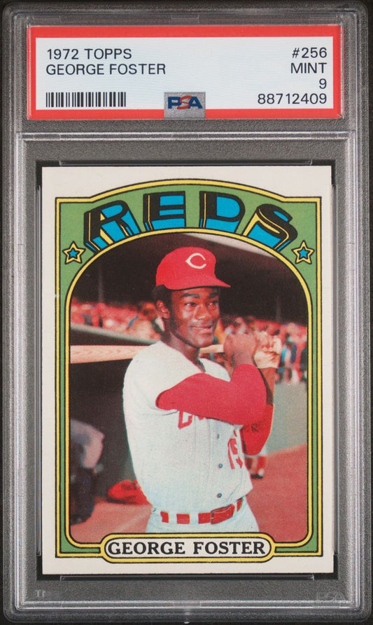 1972 Topps Baseball #256 - George Foster - PSA 9 - MINT