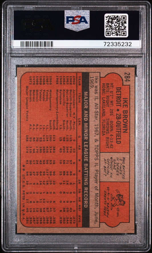1972 Topps Baseball #333 - Steve Barber - PSA 8.5 - NMMT+