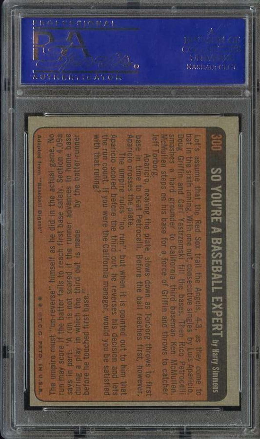1972 Topps Baseball #300 - Hank Aaron - PSA 8 - NMMT