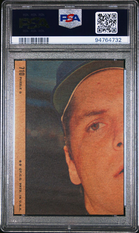 1972 Topps Baseball #710 - Jim Kaat IA - PSA 8 - NMMT