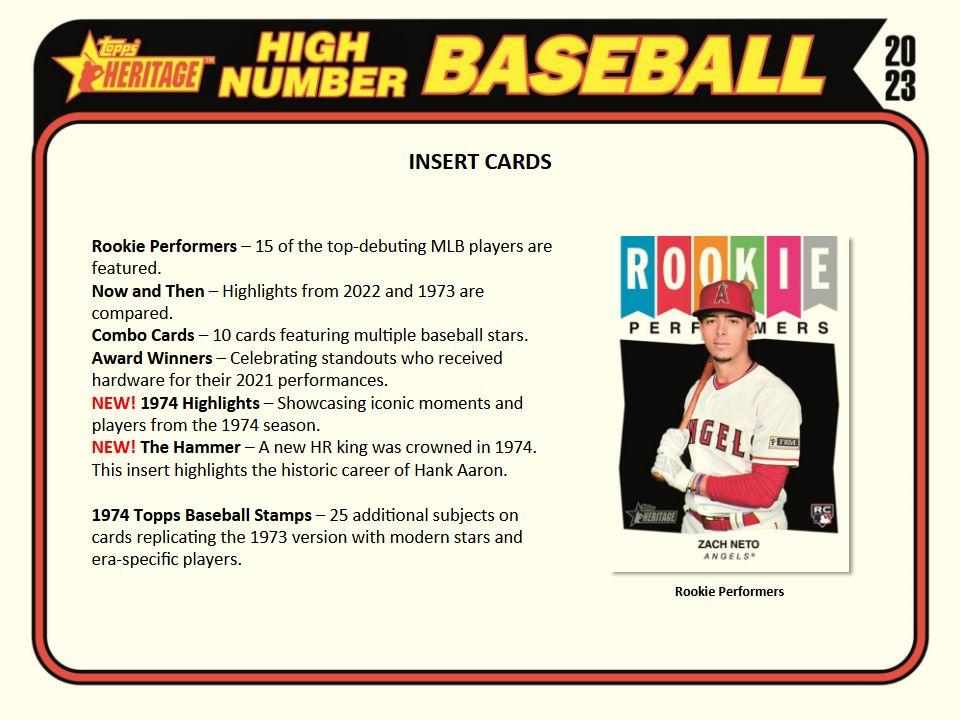 2023 Topps Heritage Baseball High Number - Factory Sealed Hobby Box - 24 Packs