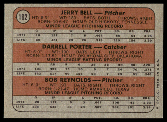 1972 Topps Baseball #162 - Brewers 1972 Rookie Stars - NMMT