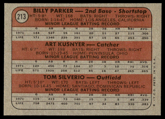 1972 Topps Baseball #213 - Angels 1972 Rookie Stars - NM