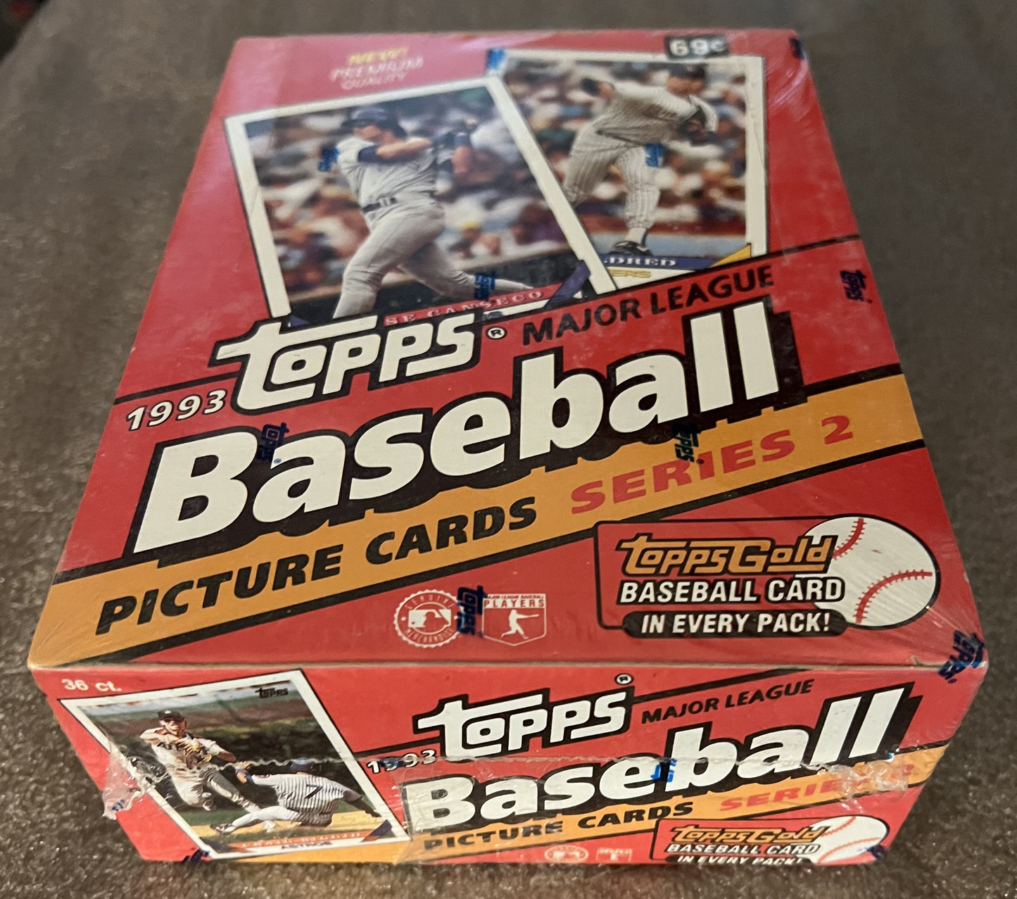 1993 Topps Baseball Series 2 - Factory Sealed Retail Box - 36 Packs