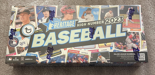 2023 Topps Heritage Baseball High Number - Factory Sealed Hobby Box - 24 Packs