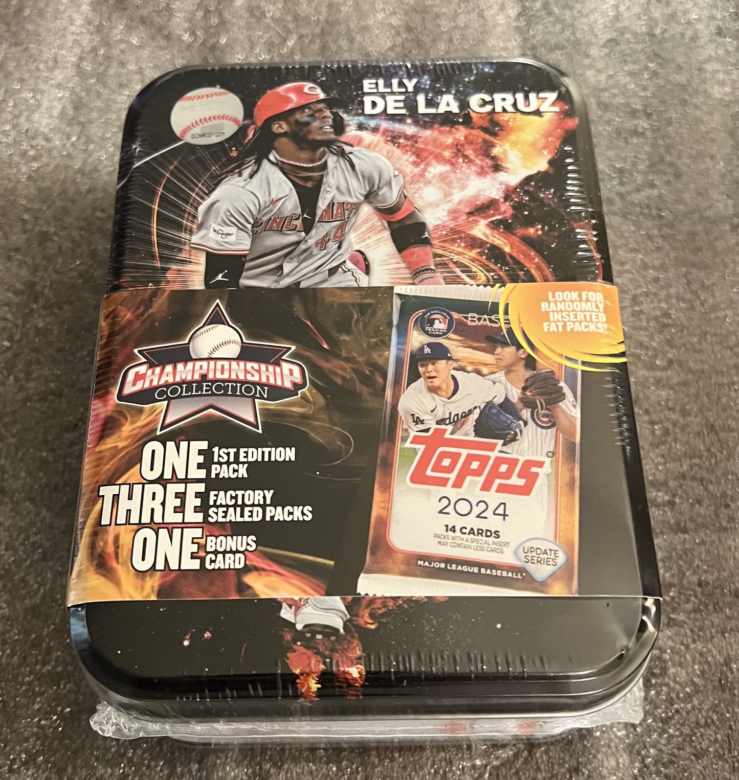 2025 MJH Championship Collection - Factory Sealed Tin - Elly De La Cruz