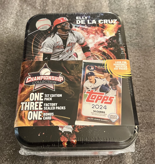 2025 MJH Championship Collection - Factory Sealed Tin - Elly De La Cruz