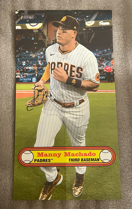 2021 Topps Heritage '72 Baseball Poster #PB-17 - Manny Machado