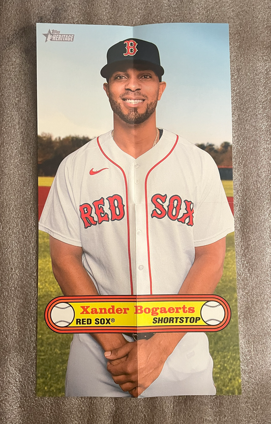2021 Topps Heritage '72 Baseball Poster #PB-21 - Xander Bogaerts