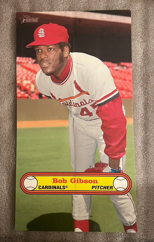 2021 Topps Heritage '72 Baseball Poster #PB-9 - Bob Gibson