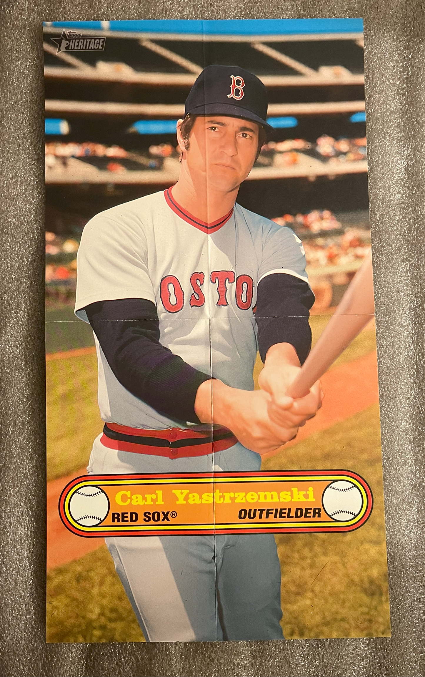 2021 Topps Heritage '72 Baseball Poster #PB-22 - Carl Yastrzemski
