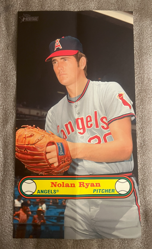2021 Topps Heritage '72 Baseball Poster #BPB-NR - Nolan Ryan