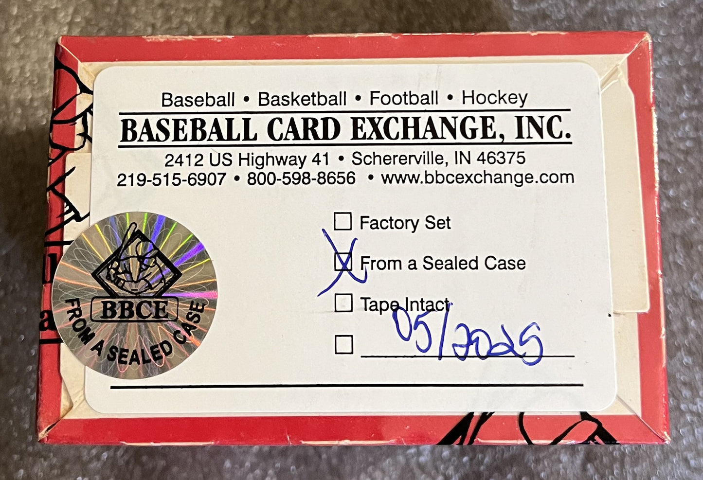 1989 Topps Baseball Traded Factory Set - BBCE FASC - Griffey Jr RC