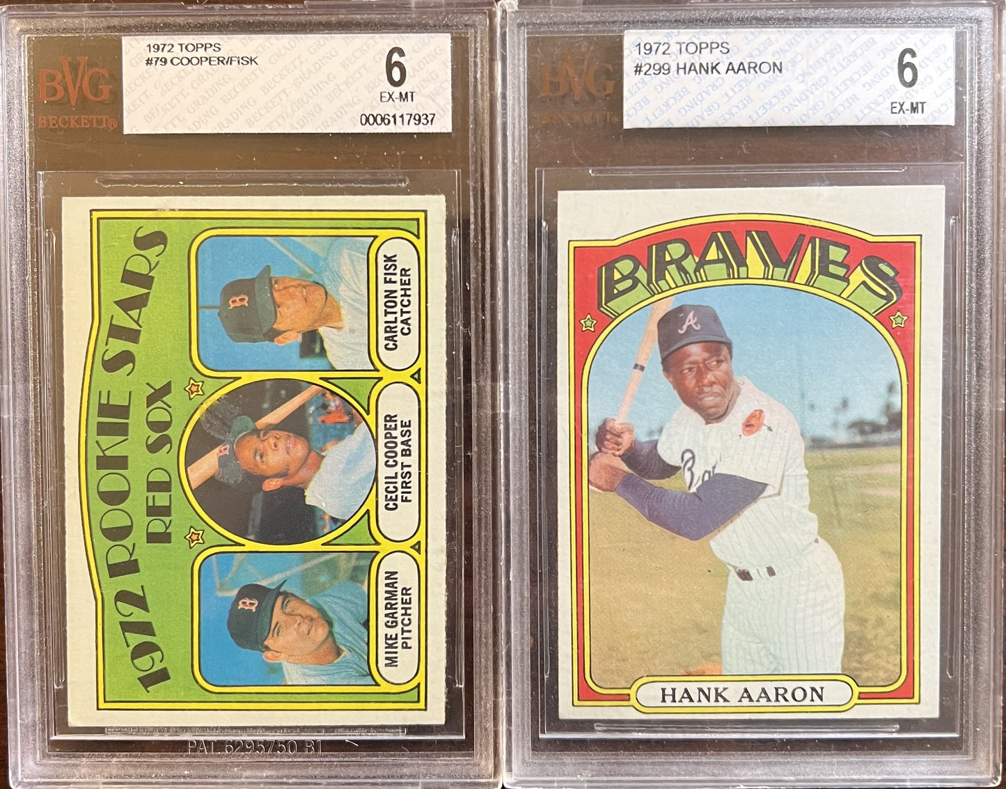 1972 Topps Baseball Complete Set - EXMT AVG w 10 Graded - Fisk RC Aaron Ryan Mays