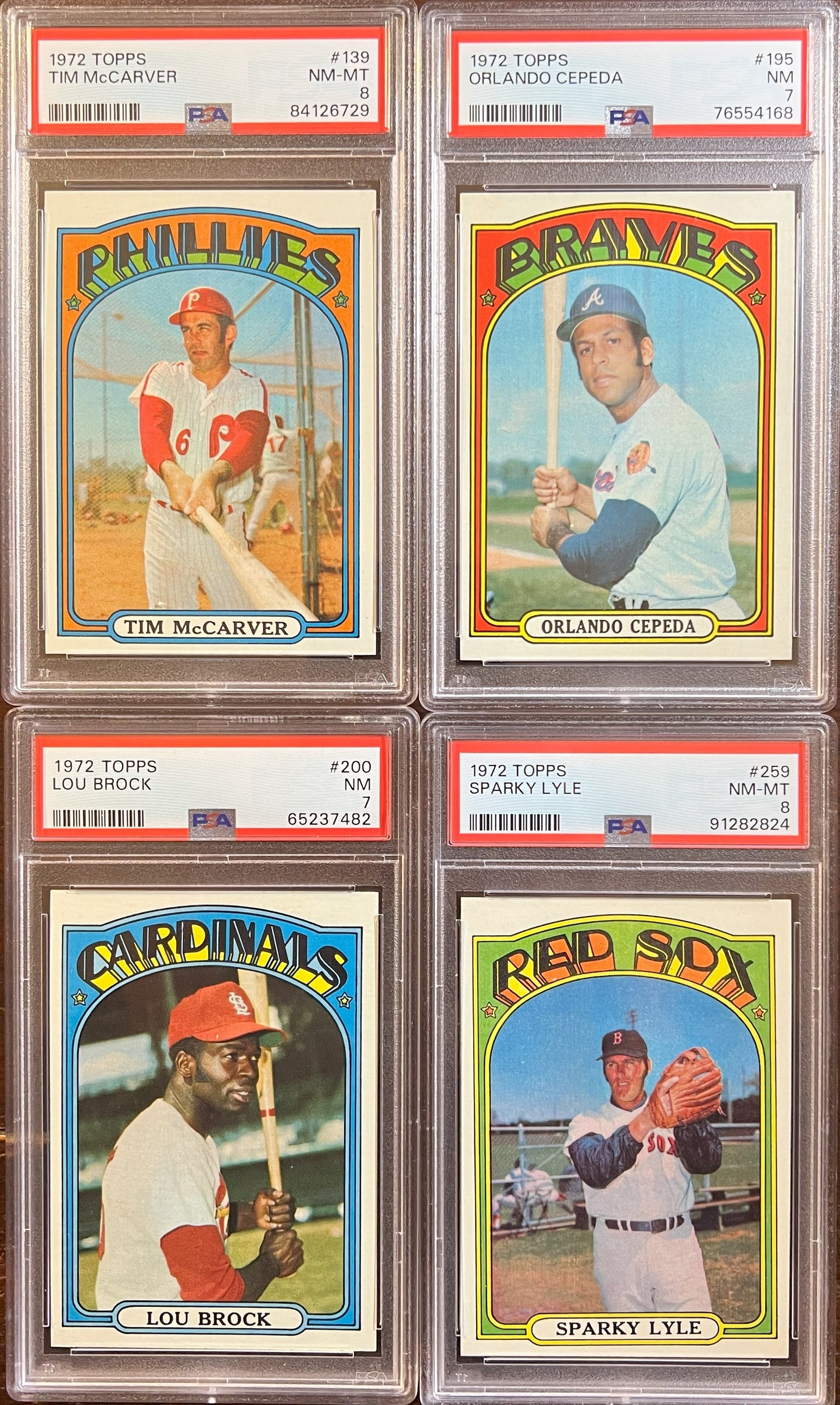 1972 Topps Baseball Complete Set - NM AVG w 74 Graded - Fisk RC Aaron Ryan Mays