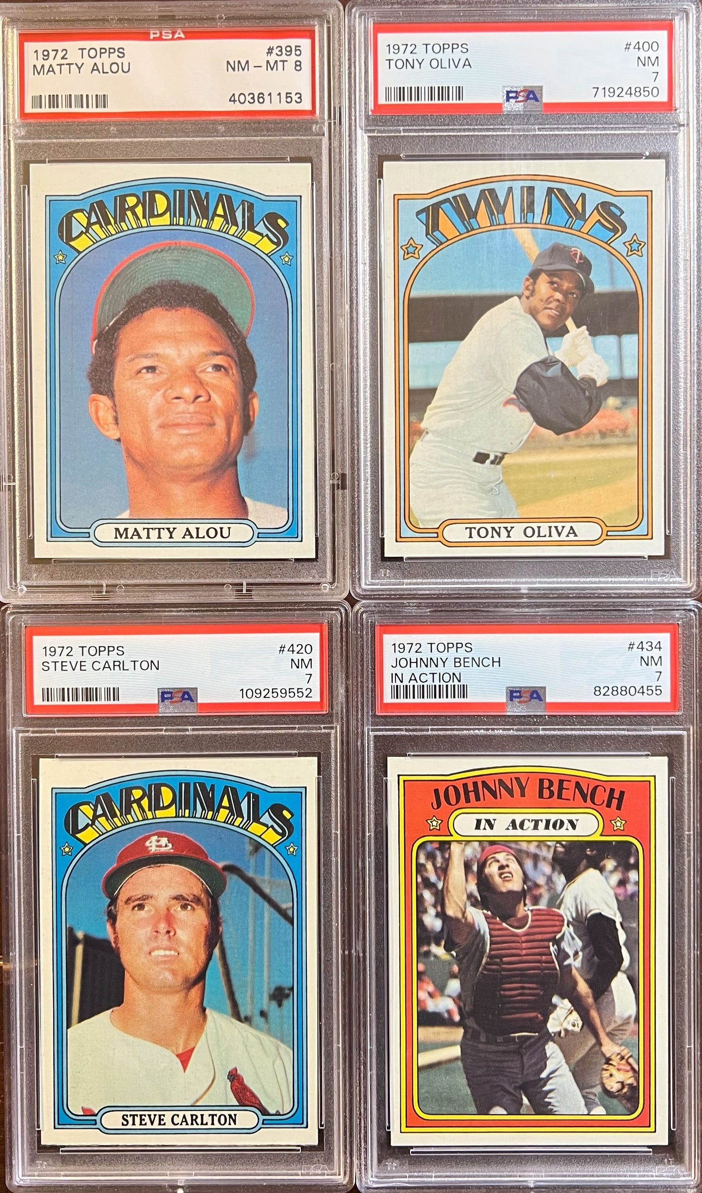 1972 Topps Baseball Complete Set - NM AVG w 74 Graded - Fisk RC Aaron Ryan Mays