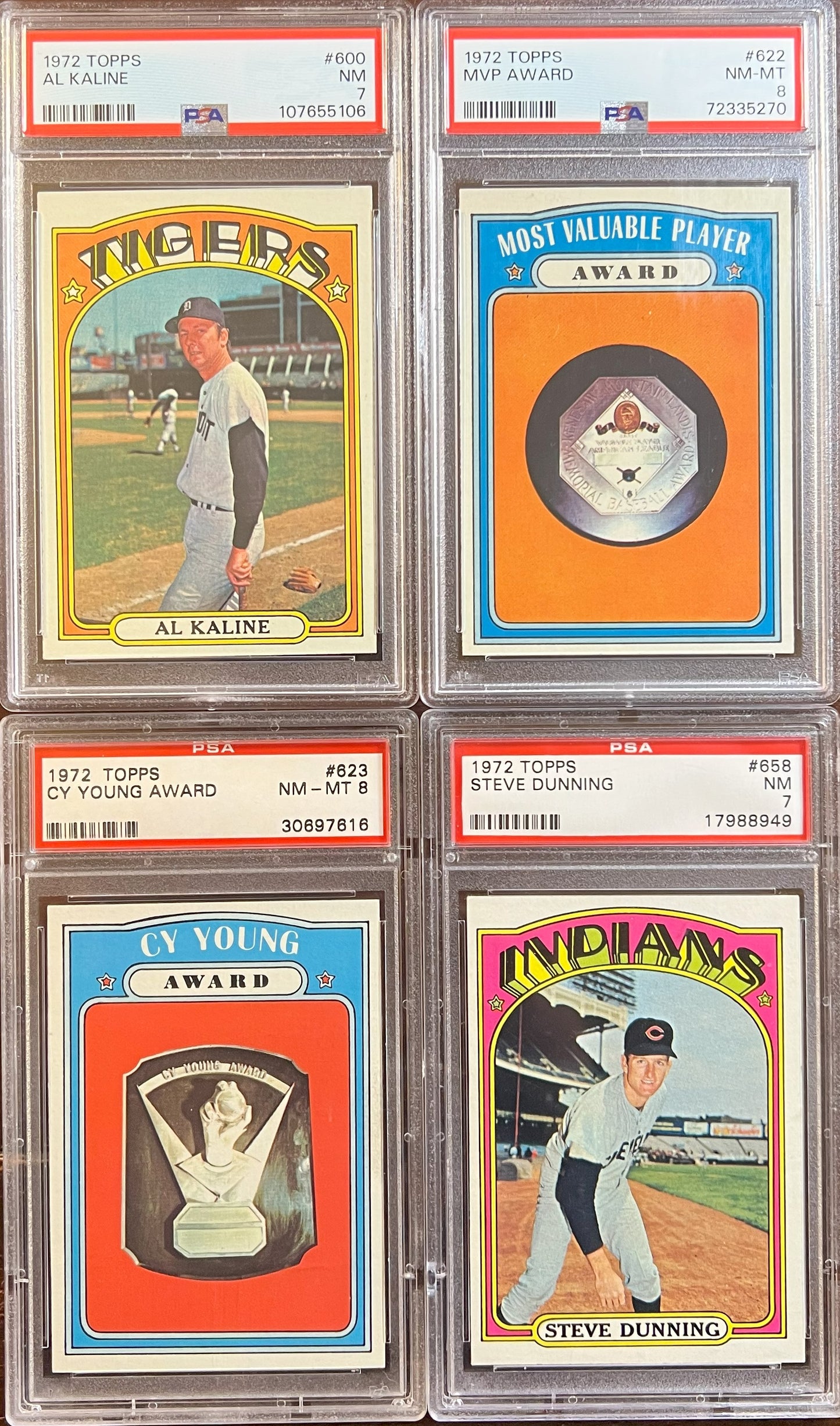 1972 Topps Baseball Complete Set - NM AVG w 74 Graded - Fisk RC Aaron Ryan Mays