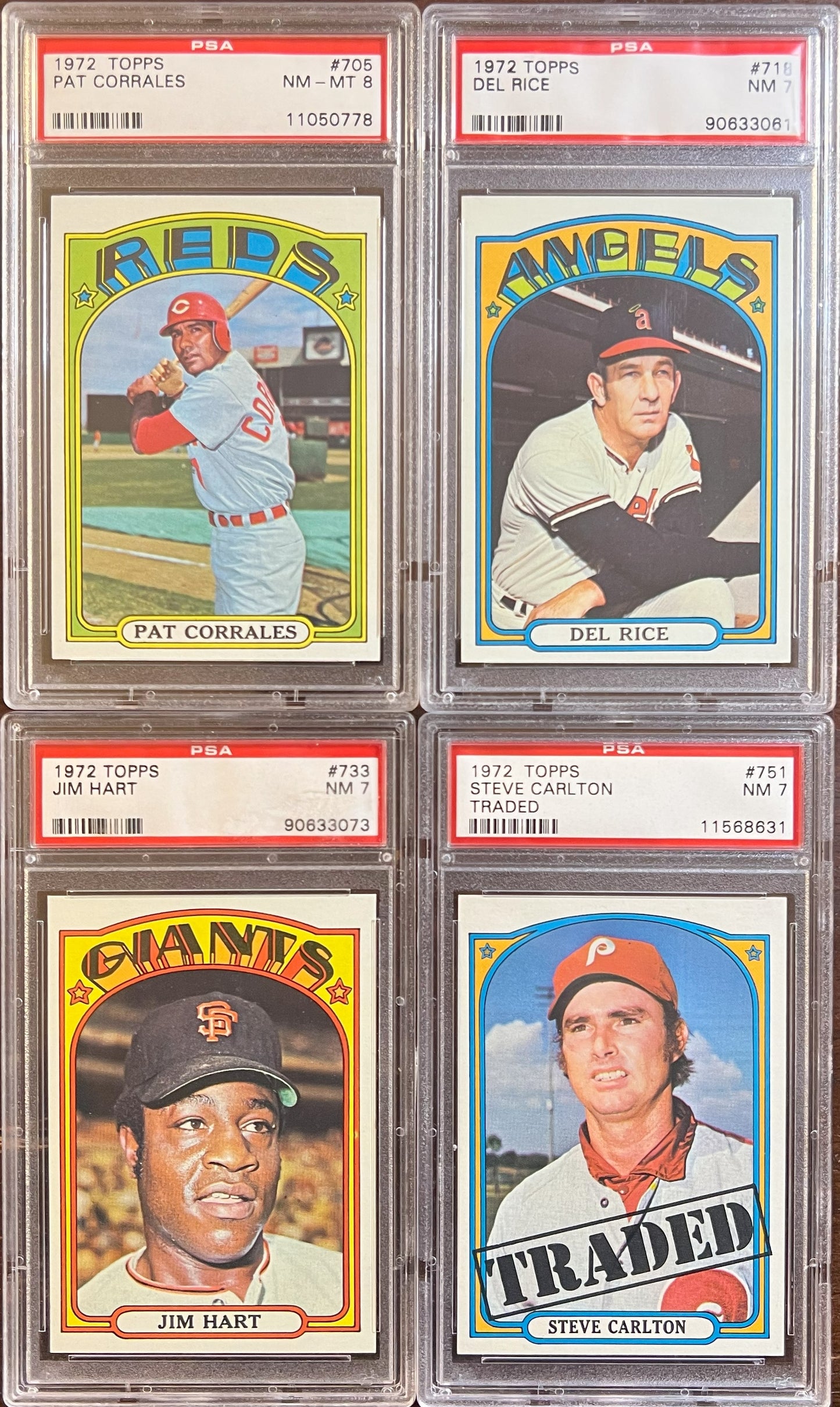 1972 Topps Baseball Complete Set - NM AVG w 74 Graded - Fisk RC Aaron Ryan Mays
