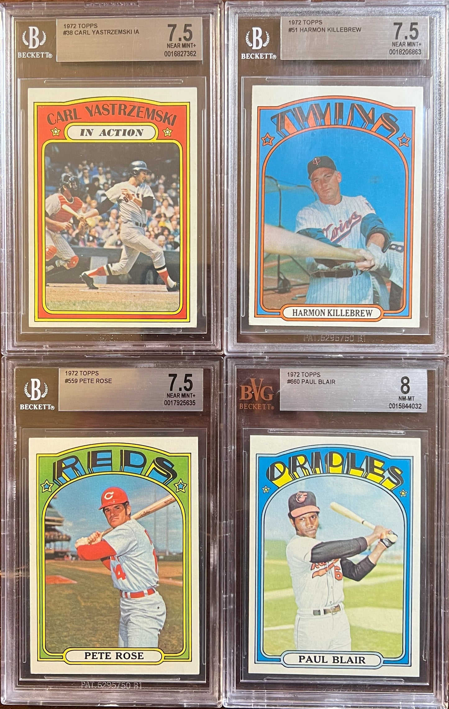 1972 Topps Baseball Complete Set - NM AVG w 74 Graded - Fisk RC Aaron Ryan Mays