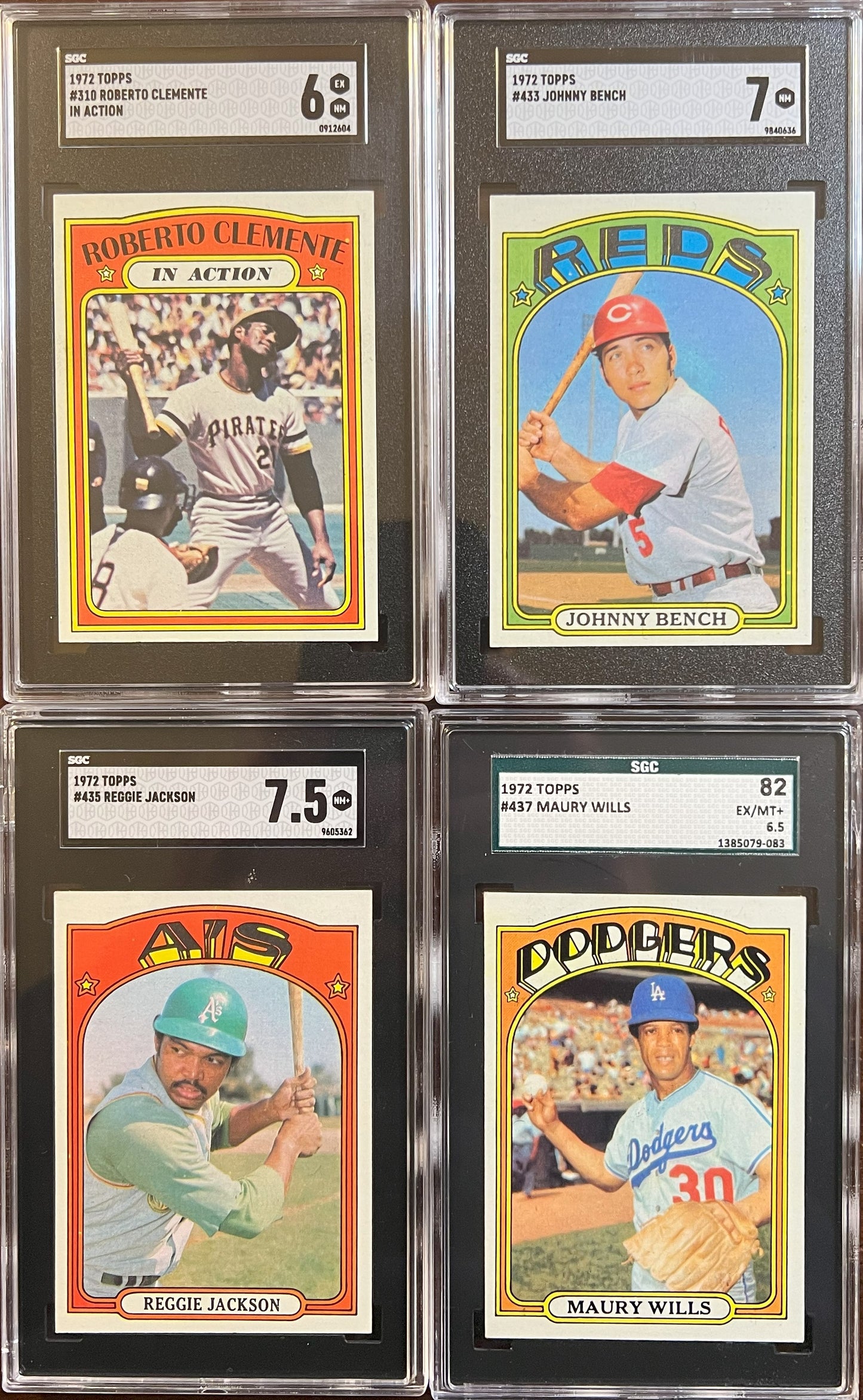 1972 Topps Baseball Complete Set - NM AVG w 74 Graded - Fisk RC Aaron Ryan Mays